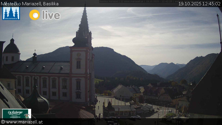 Městečko Mariazell - Basilika - 19.10.2025 v 12:45 Městečko Mariazell - Basilika - 19.10.2025 v 12:45
