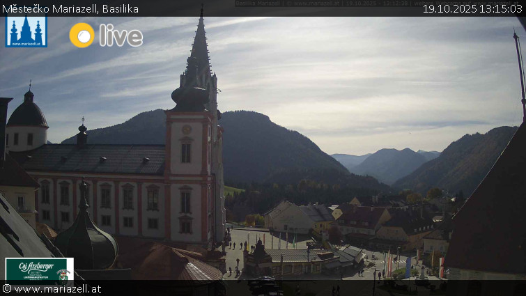 Městečko Mariazell - Basilika - 19.10.2025 v 13:15 Městečko Mariazell - Basilika - 19.10.2025 v 13:15