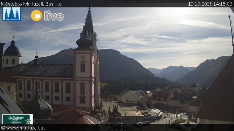 Městečko Mariazell - Basilika - 19.10.2025 v 14:15 Městečko Mariazell - Basilika - 19.10.2025 v 14:15