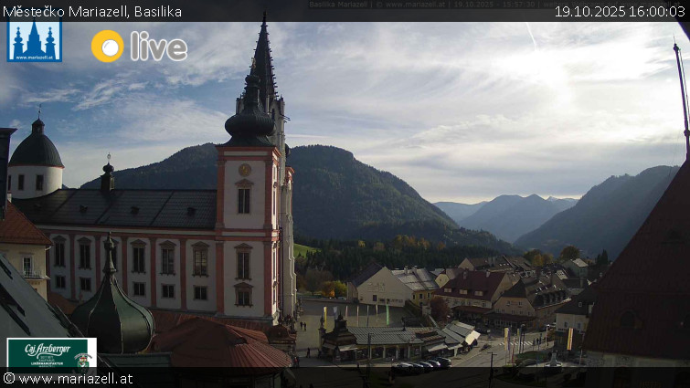 Městečko Mariazell - Basilika - 19.10.2025 v 16:00 Městečko Mariazell - Basilika - 19.10.2025 v 16:00
