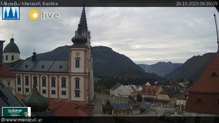 Městečko Mariazell - Basilika - 20.10.2025 v 08:30 Městečko Mariazell - Basilika - 20.10.2025 v 08:30