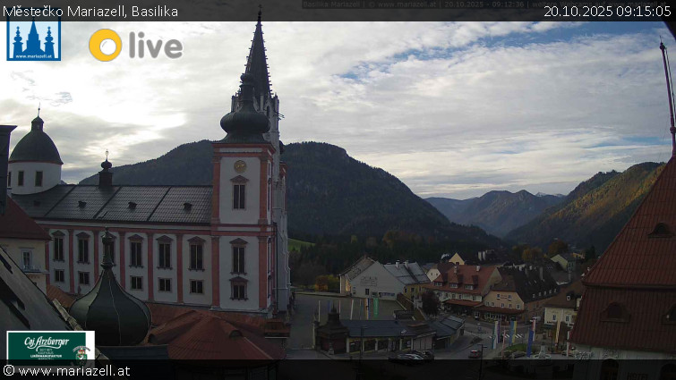Městečko Mariazell - Basilika - 20.10.2025 v 09:15 Městečko Mariazell - Basilika - 20.10.2025 v 09:15