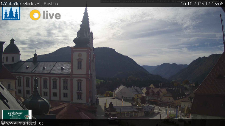 Městečko Mariazell - Basilika - 20.10.2025 v 12:15 Městečko Mariazell - Basilika - 20.10.2025 v 12:15