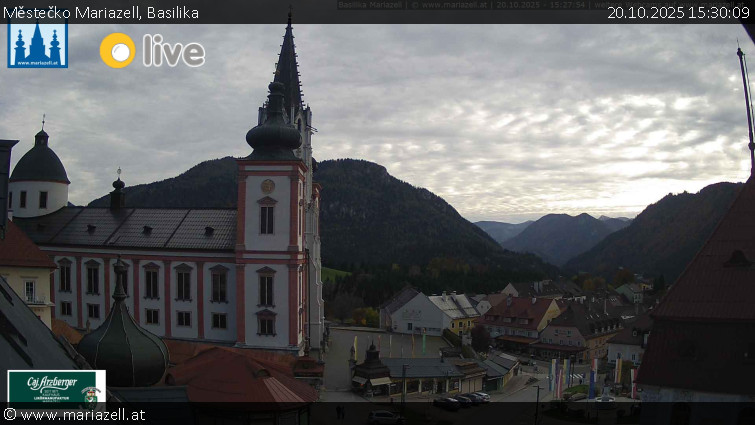 Městečko Mariazell - Basilika - 20.10.2025 v 15:30 Městečko Mariazell - Basilika - 20.10.2025 v 15:30