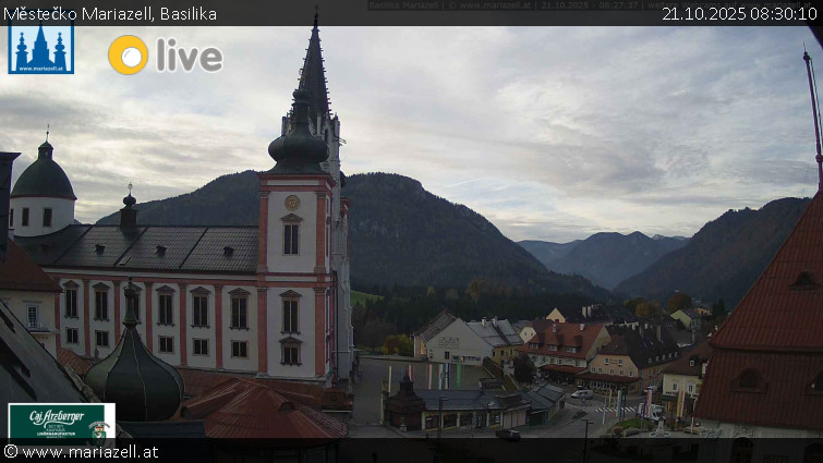 Městečko Mariazell - Basilika - 21.10.2025 v 08:30 Městečko Mariazell - Basilika - 21.10.2025 v 08:30