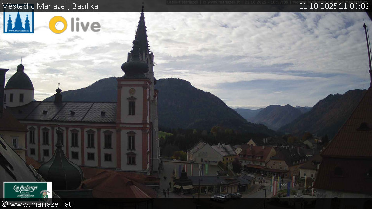 Městečko Mariazell - Basilika - 21.10.2025 v 11:00 Městečko Mariazell - Basilika - 21.10.2025 v 11:00