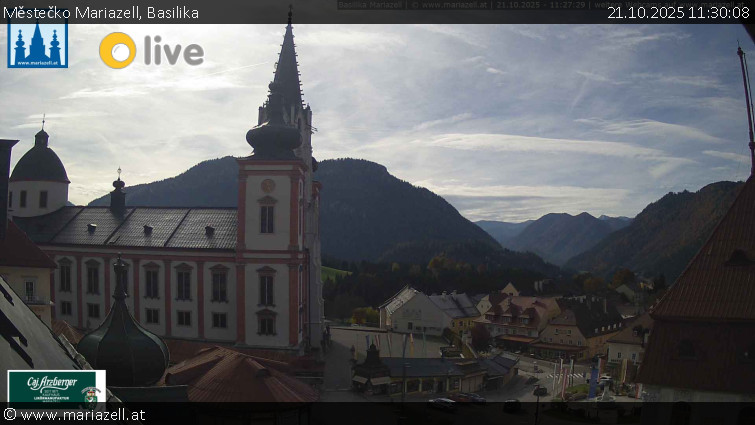 Městečko Mariazell - Basilika - 21.10.2025 v 11:30 Městečko Mariazell - Basilika - 21.10.2025 v 11:30