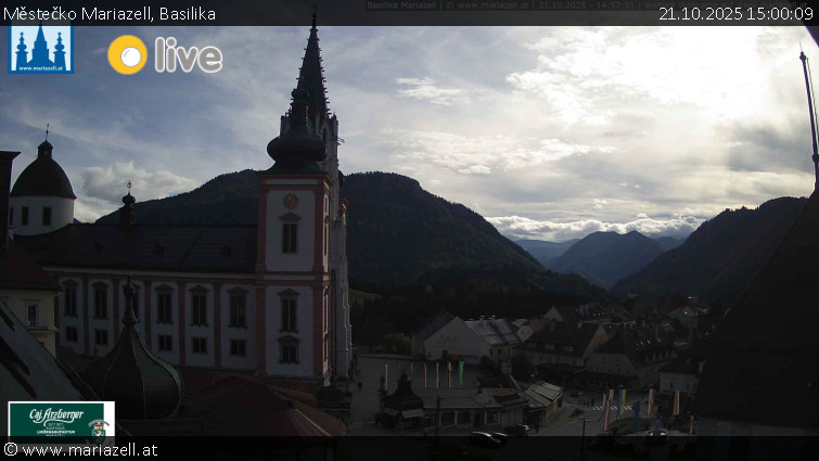 Městečko Mariazell - Basilika - 21.10.2025 v 15:00 Městečko Mariazell - Basilika - 21.10.2025 v 15:00