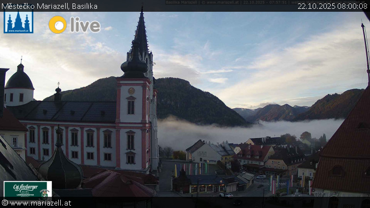 Městečko Mariazell - Basilika - 22.10.2025 v 08:00 Městečko Mariazell - Basilika - 22.10.2025 v 08:00
