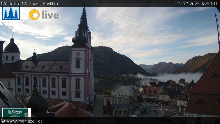 Městečko Mariazell - Basilika - 22.10.2025 v 08:30 Městečko Mariazell - Basilika - 22.10.2025 v 08:30