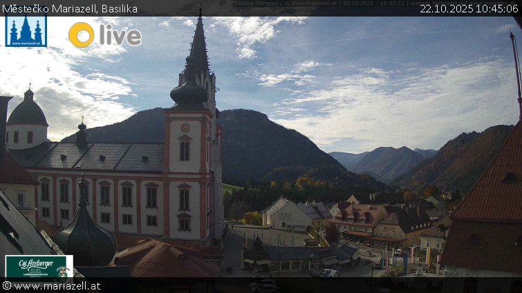 Městečko Mariazell - Basilika - 22.10.2025 v 10:45 Městečko Mariazell - Basilika - 22.10.2025 v 10:45