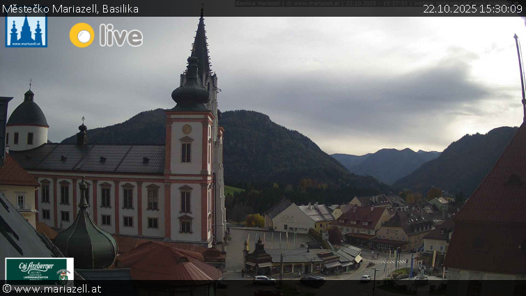 Městečko Mariazell - Basilika - 22.10.2025 v 15:30 Městečko Mariazell - Basilika - 22.10.2025 v 15:30