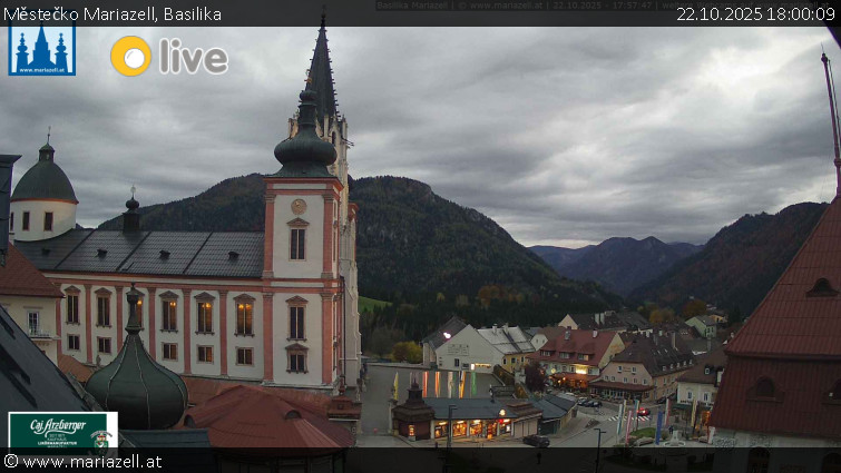 Městečko Mariazell - Basilika - 22.10.2025 v 18:00 Městečko Mariazell - Basilika - 22.10.2025 v 18:00