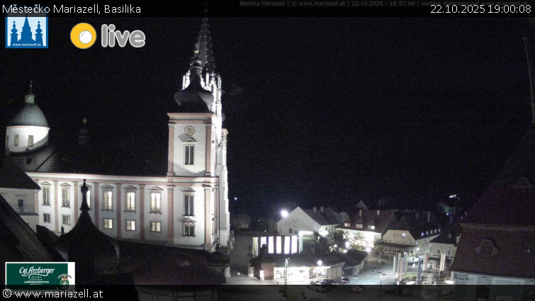 Městečko Mariazell - Basilika - 22.10.2025 v 19:00 Městečko Mariazell - Basilika - 22.10.2025 v 19:00