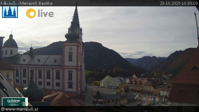 Městečko Mariazell - Basilika - 23.10.2025 v 10:30 Městečko Mariazell - Basilika - 23.10.2025 v 10:30