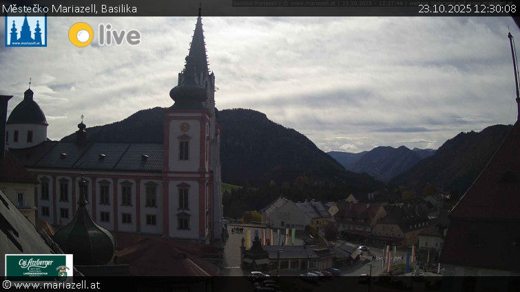 Městečko Mariazell - Basilika - 23.10.2025 v 12:30 Městečko Mariazell - Basilika - 23.10.2025 v 12:30
