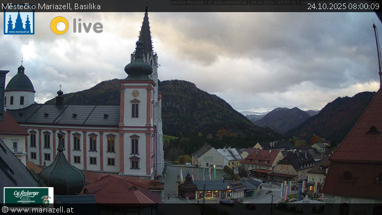 Městečko Mariazell - Basilika - 24.10.2025 v 08:00 Městečko Mariazell - Basilika - 24.10.2025 v 08:00