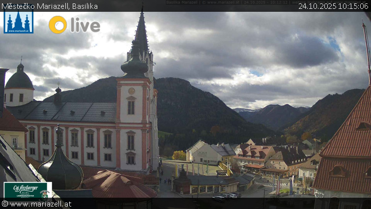 Městečko Mariazell - Basilika - 24.10.2025 v 10:15 Městečko Mariazell - Basilika - 24.10.2025 v 10:15