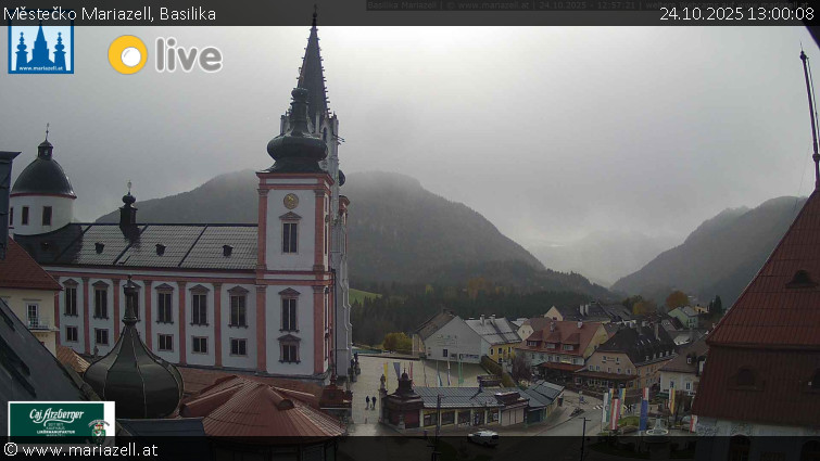 Městečko Mariazell - Basilika - 24.10.2025 v 13:00 Městečko Mariazell - Basilika - 24.10.2025 v 13:00