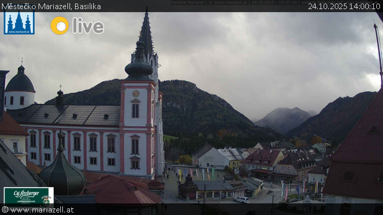 Městečko Mariazell - Basilika - 24.10.2025 v 14:00 Městečko Mariazell - Basilika - 24.10.2025 v 14:00
