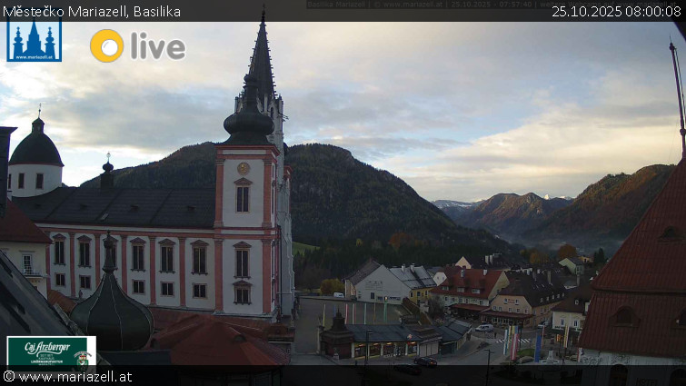 Městečko Mariazell - Basilika - 25.10.2025 v 08:00 Městečko Mariazell - Basilika - 25.10.2025 v 08:00