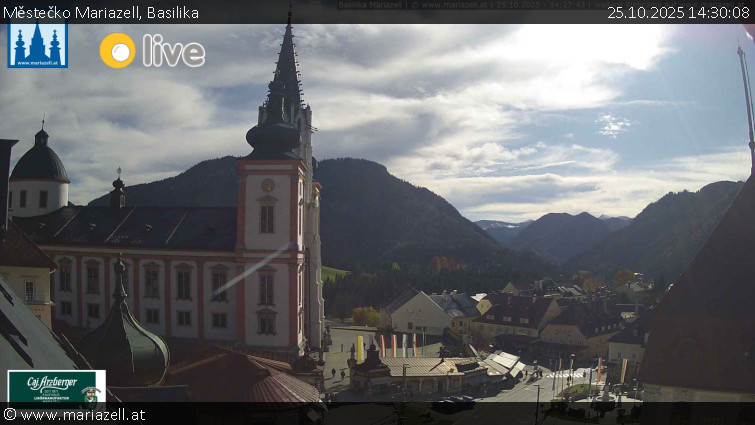 Městečko Mariazell - Basilika - 25.10.2025 v 14:30 Městečko Mariazell - Basilika - 25.10.2025 v 14:30