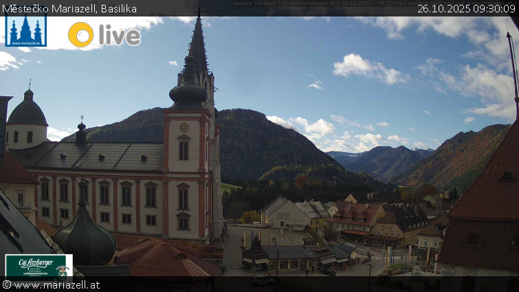 Městečko Mariazell - Basilika - 26.10.2025 v 09:30 Městečko Mariazell - Basilika - 26.10.2025 v 09:30
