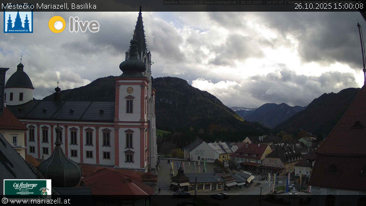 Městečko Mariazell - Basilika - 26.10.2025 v 15:00 Městečko Mariazell - Basilika - 26.10.2025 v 15:00