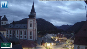 Městečko Mariazell - Basilika - 27.10.2025 v 06:15 Městečko Mariazell - Basilika - 27.10.2025 v 06:15