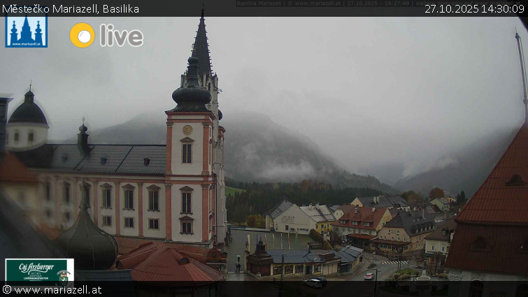Městečko Mariazell - Basilika - 27.10.2025 v 14:30 Městečko Mariazell - Basilika - 27.10.2025 v 14:30