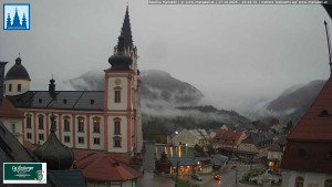 Městečko Mariazell - Basilika - 27.10.2025 v 16:45 Městečko Mariazell - Basilika - 27.10.2025 v 16:45