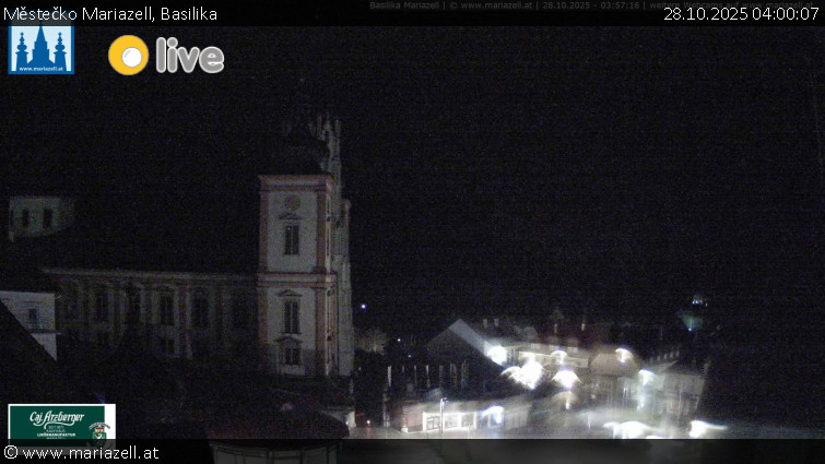Městečko Mariazell - Basilika - 28.10.2025 v 04:00 Městečko Mariazell - Basilika - 28.10.2025 v 04:00