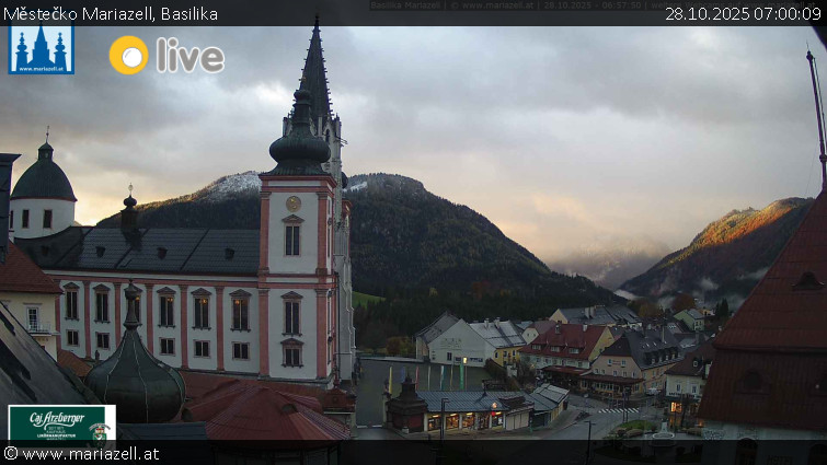 Městečko Mariazell - Basilika - 28.10.2025 v 07:00 Městečko Mariazell - Basilika - 28.10.2025 v 07:00