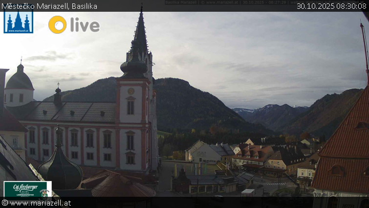 Městečko Mariazell - Basilika - 30.10.2025 v 08:30 Městečko Mariazell - Basilika - 30.10.2025 v 08:30
