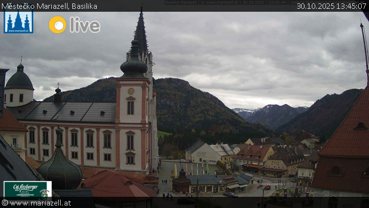 Městečko Mariazell - Basilika - 30.10.2025 v 13:45 Městečko Mariazell - Basilika - 30.10.2025 v 13:45
