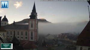 Městečko Mariazell - Basilika - 31.10.2025 v 07:15 Městečko Mariazell - Basilika - 31.10.2025 v 07:15