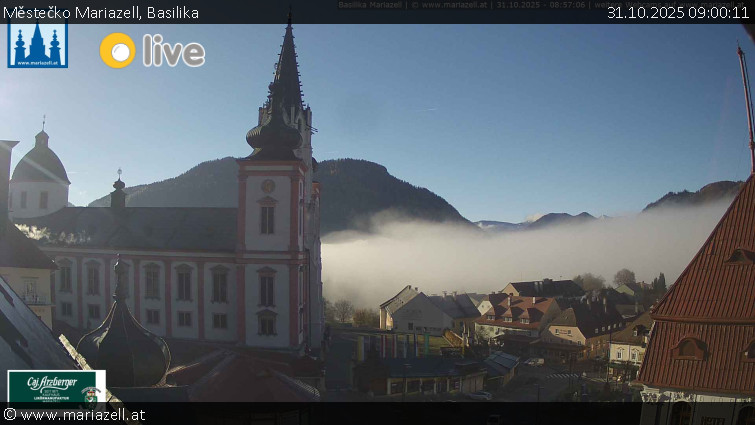 Městečko Mariazell - Basilika - 31.10.2025 v 09:00 Městečko Mariazell - Basilika - 31.10.2025 v 09:00