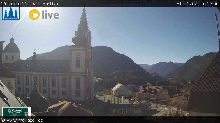 Městečko Mariazell - Basilika - 31.10.2025 v 10:15 Městečko Mariazell - Basilika - 31.10.2025 v 10:15