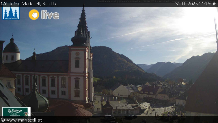 Městečko Mariazell - Basilika - 31.10.2025 v 14:15 Městečko Mariazell - Basilika - 31.10.2025 v 14:15