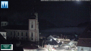 Městečko Mariazell - Basilika - 31.10.2025 v 21:45 Městečko Mariazell - Basilika - 31.10.2025 v 21:45