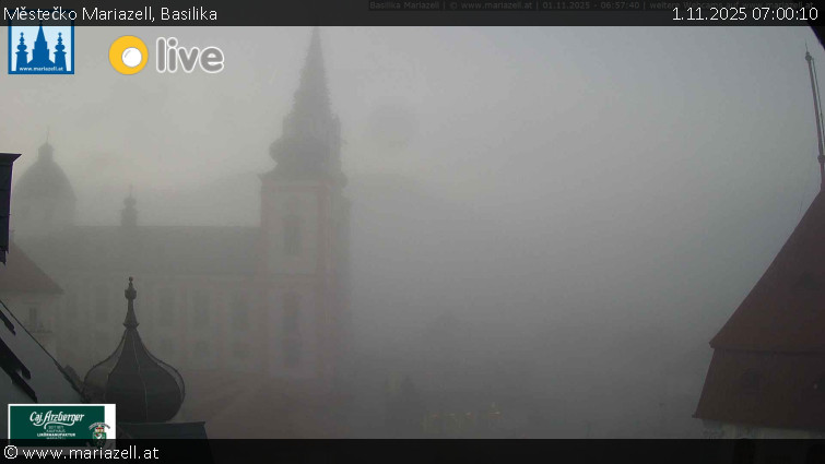Městečko Mariazell - Basilika - 1.11.2025 v 07:00 Městečko Mariazell - Basilika - 1.11.2025 v 07:00