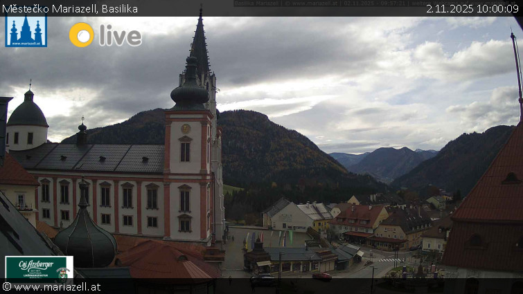 Městečko Mariazell - Basilika - 2.11.2025 v 10:00 Městečko Mariazell - Basilika - 2.11.2025 v 10:00