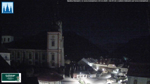 Městečko Mariazell - Basilika - 7.11.2025 v 05:00 Městečko Mariazell - Basilika - 7.11.2025 v 05:00