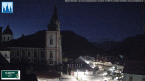 Městečko Mariazell - Basilika - 7.11.2025 v 06:00 Městečko Mariazell - Basilika - 7.11.2025 v 06:00