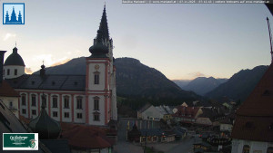 Městečko Mariazell - Basilika - 7.11.2025 v 07:15 Městečko Mariazell - Basilika - 7.11.2025 v 07:15