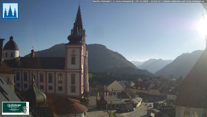 Městečko Mariazell - Basilika - 7.11.2025 v 14:45 Městečko Mariazell - Basilika - 7.11.2025 v 14:45