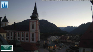 Městečko Mariazell - Basilika - 7.11.2025 v 16:45 Městečko Mariazell - Basilika - 7.11.2025 v 16:45