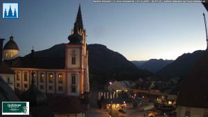 Městečko Mariazell - Basilika - 7.11.2025 v 17:00 Městečko Mariazell - Basilika - 7.11.2025 v 17:00