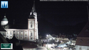 Městečko Mariazell - Basilika - 7.11.2025 v 17:45 Městečko Mariazell - Basilika - 7.11.2025 v 17:45