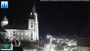 Městečko Mariazell - Basilika - 20.12.2025 v 06:15 Městečko Mariazell - Basilika - 20.12.2025 v 06:15